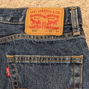 Levi's 505 29x34 medium blue